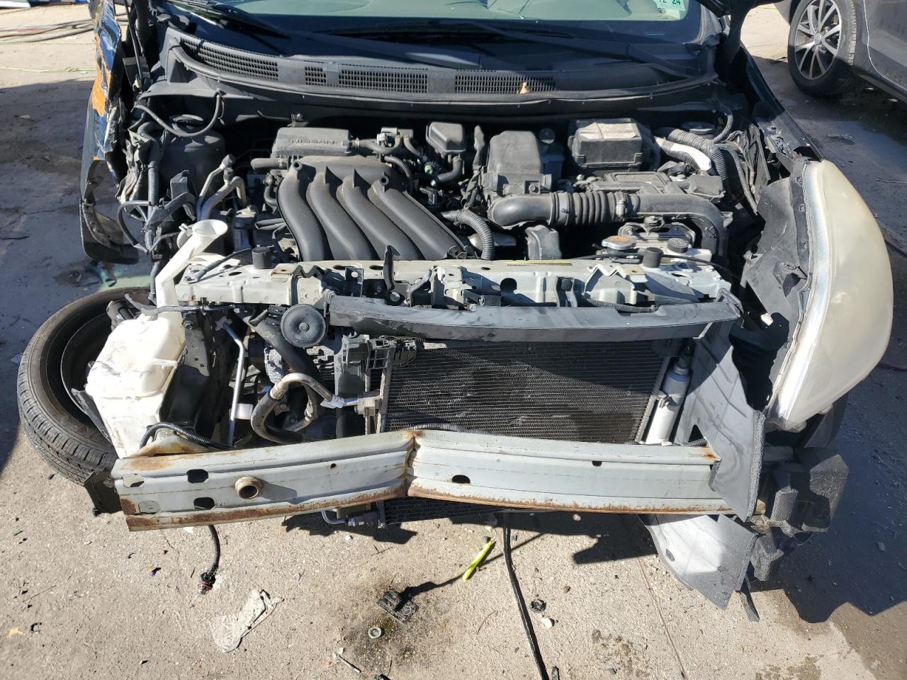 2013 Nissan Versa VIN 3N1CN7AP4DL876617 Copart auction photo, front end damage thumbnail 11