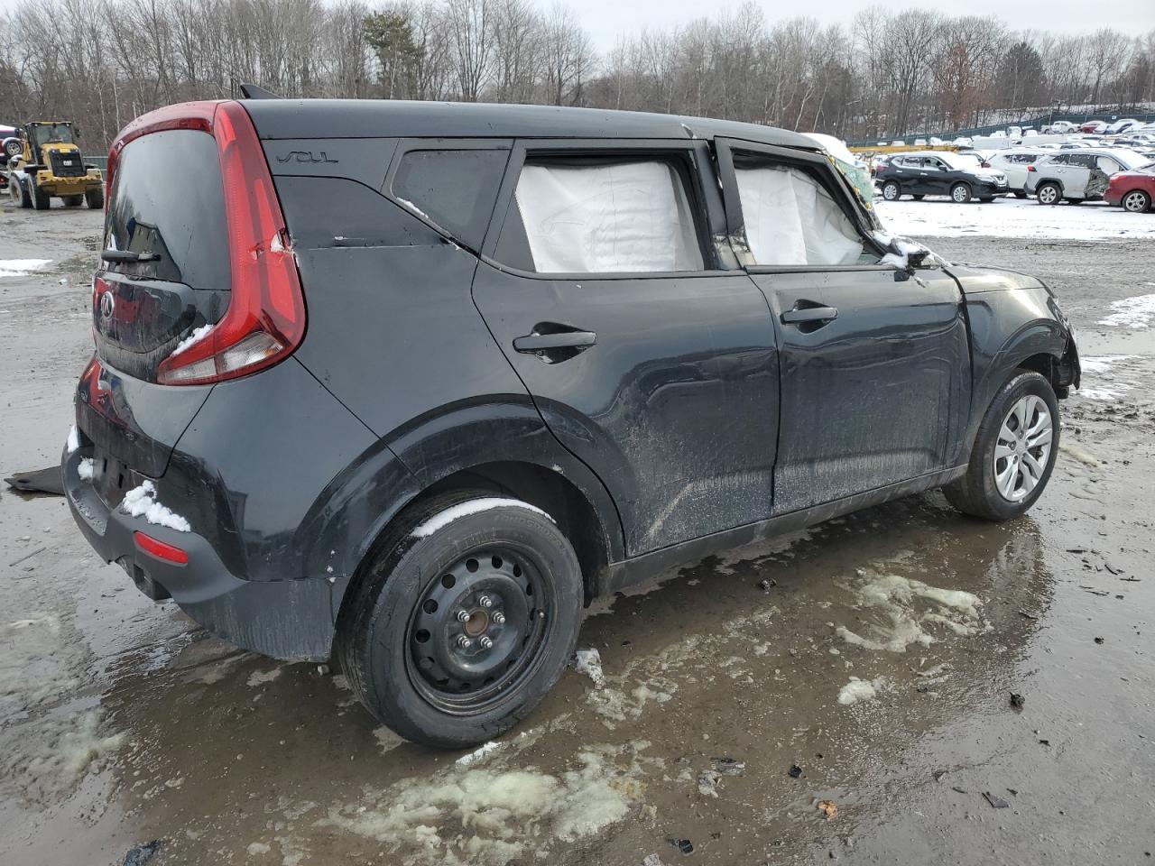 2020 KIA Soul VIN KNDJ23AU9L7710155 Copart auction photo, front end / top/roof damage thumbnail 3