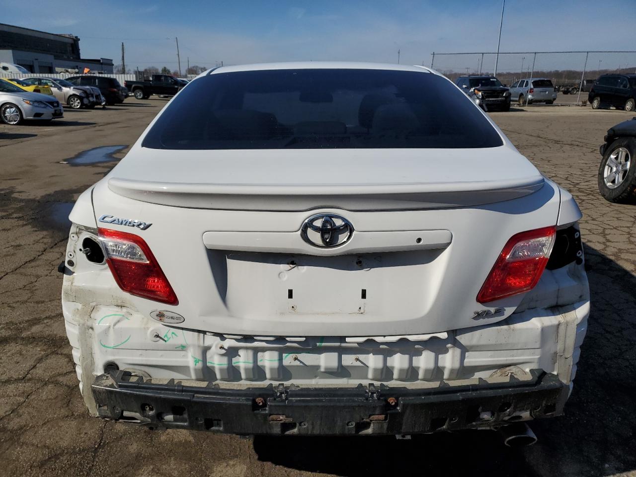 2009 Toyota Camry VIN 4T4BE46K89R076440 Copart auction photo, rear end / undercarriage damage thumbnail 6