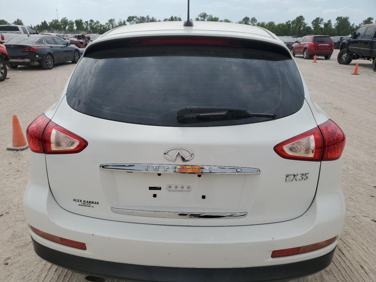 2010 Infiniti EX VIN JN1AJ0HP7AM701697 Copart auction photo, water/flood damage thumbnail 6