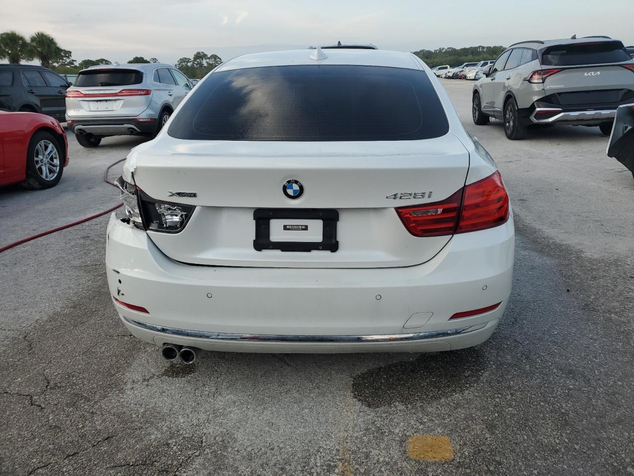 2016 BMW 4er VIN WBA4C9C5XGG135859 Copart auction photo, rear end / hail damage thumbnail 6