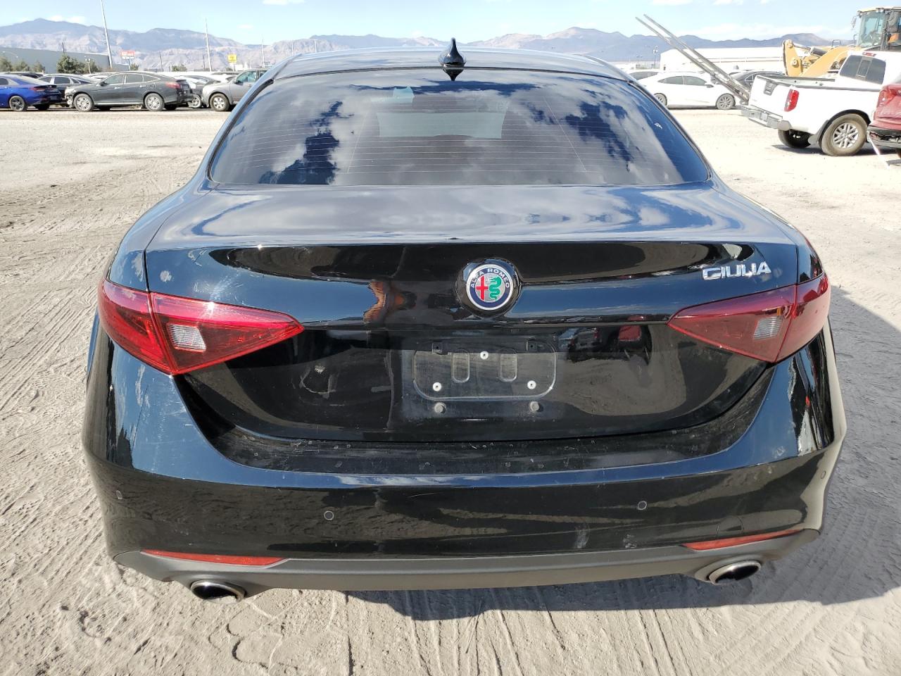 2021 Alfa Romeo Giulia VIN ZARFAMAN1M7639337 Copart auction photo, side / front end damage thumbnail 6