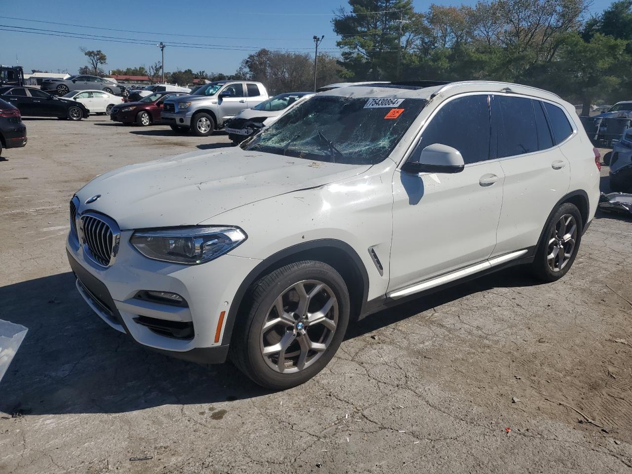 2021 BMW X3 VIN 5UXTY5C00M9D90504