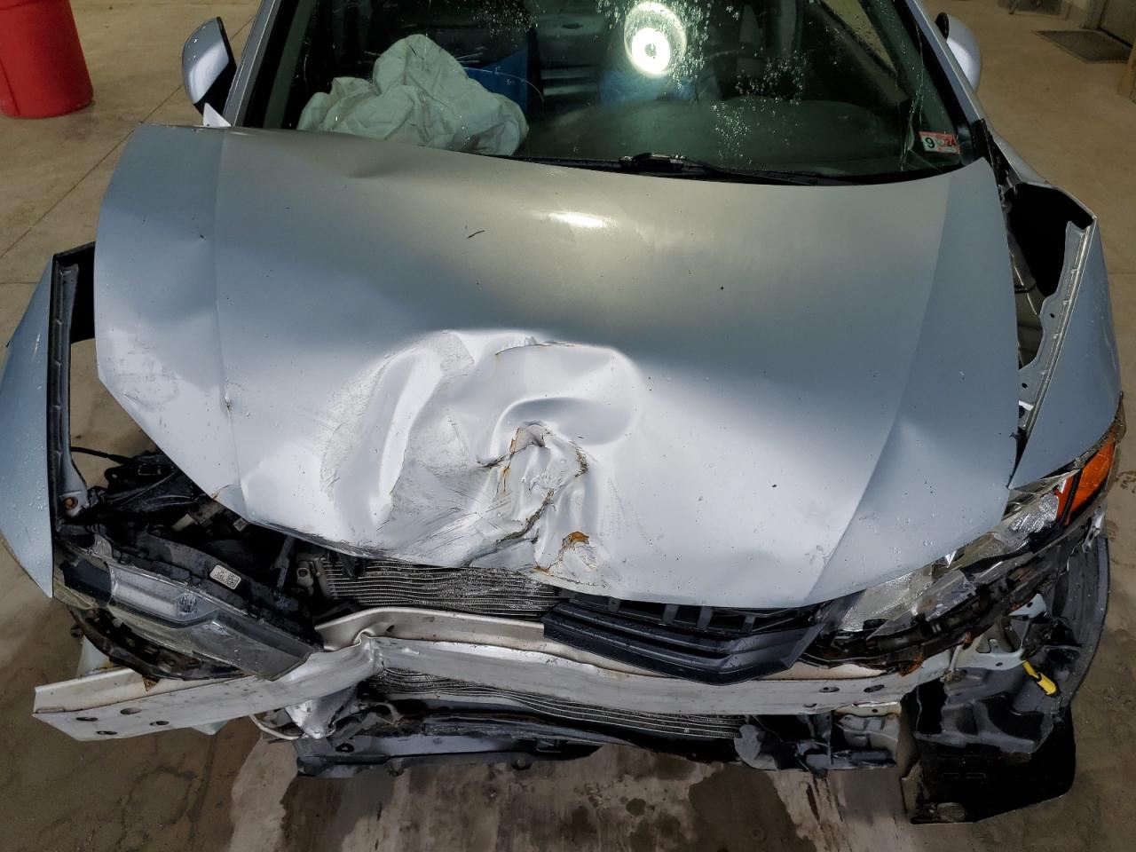 2012 Honda Civic VIN 2HGFB2F54CH600394 Copart auction photo, front end damage thumbnail 11