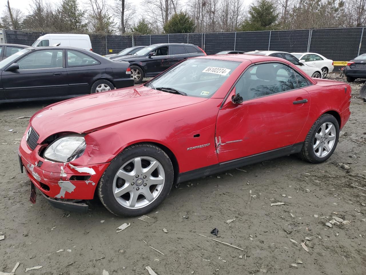 1998 Mercedes-Benz SLK-klasse VIN WDBKK47F2WF073606