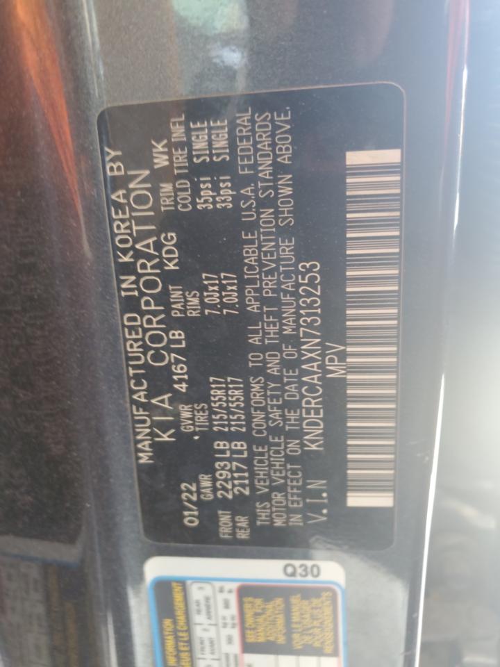 2022 KIA Seltos VIN KNDERCAAXN7313253 Copart auction photo, rollover damage thumbnail 15