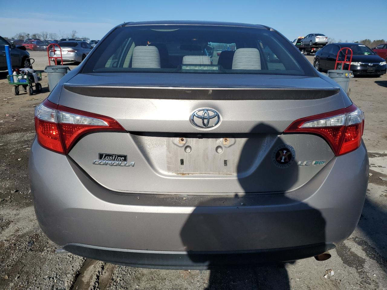 2014 Toyota Corolla VIN 2T1BPRHEXEC034677 Copart auction photo, front end / minor dent/scratches damage thumbnail 6