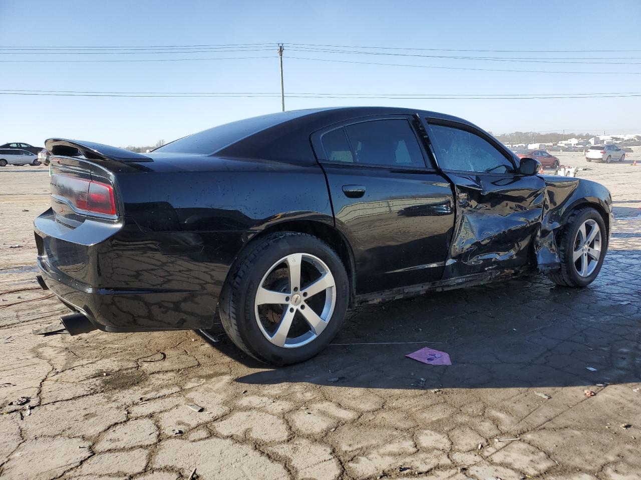 2011 Dodge Charger VIN 2B3CL3CG2BH507318 Copart auction photo, side / front end damage thumbnail 3