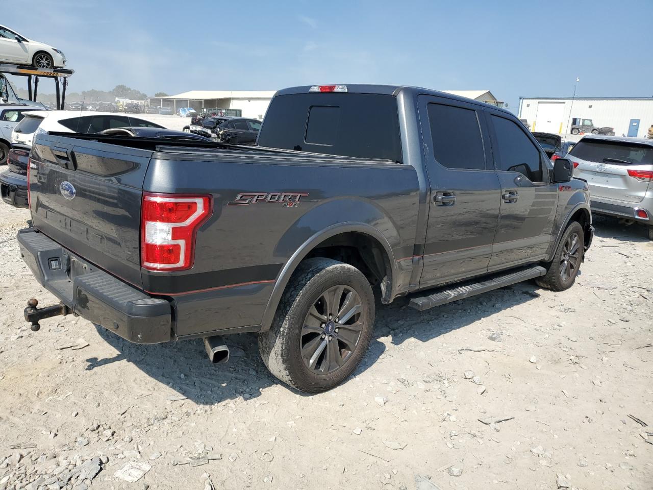 2018 Ford F-150 VIN 1FTEW1E52JFB28799 Copart auction photo, front end / minor dent/scratches damage thumbnail 3
