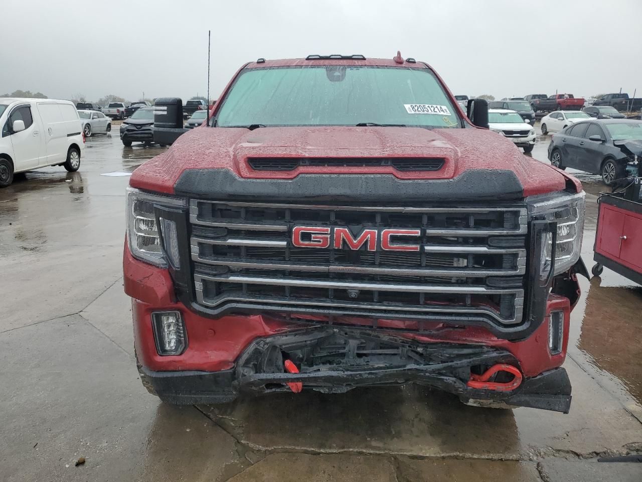 2022 GMC Sierra VIN 1GT49PEY1NF325162 Copart auction photo, front end damage thumbnail 5