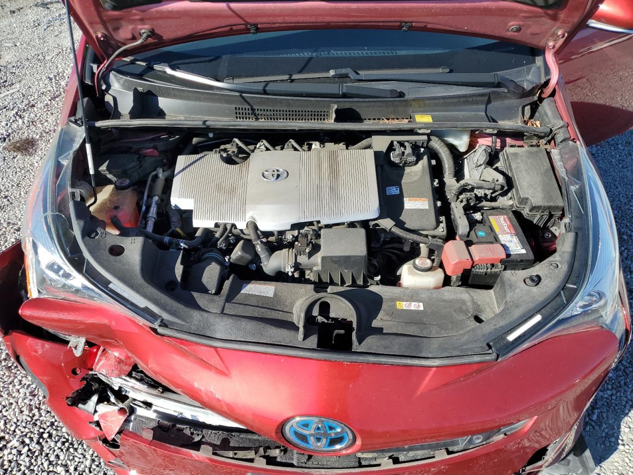 2018 Toyota Prius VIN JTDKBRFU3J3589613 Copart auction photo, all over damage thumbnail 12