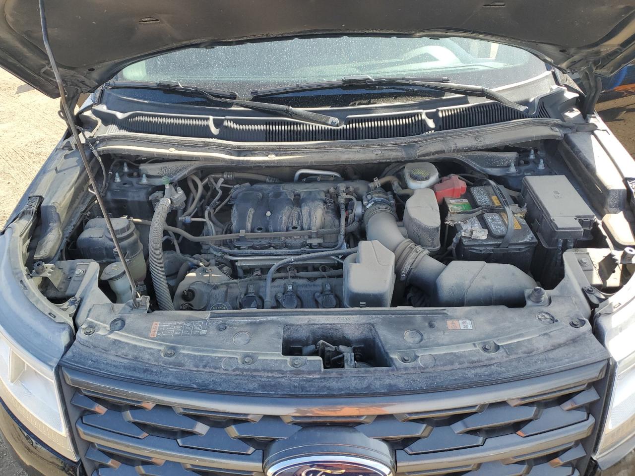2018 Ford Explorer VIN 1FM5K8D83JGB99838 Copart auction photo, undercarriage / hail damage thumbnail 12