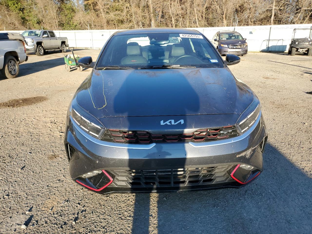 2022 KIA Forte VIN 3KPF44AC0NE447067 Copart auction photo, top/roof / front end damage thumbnail 5