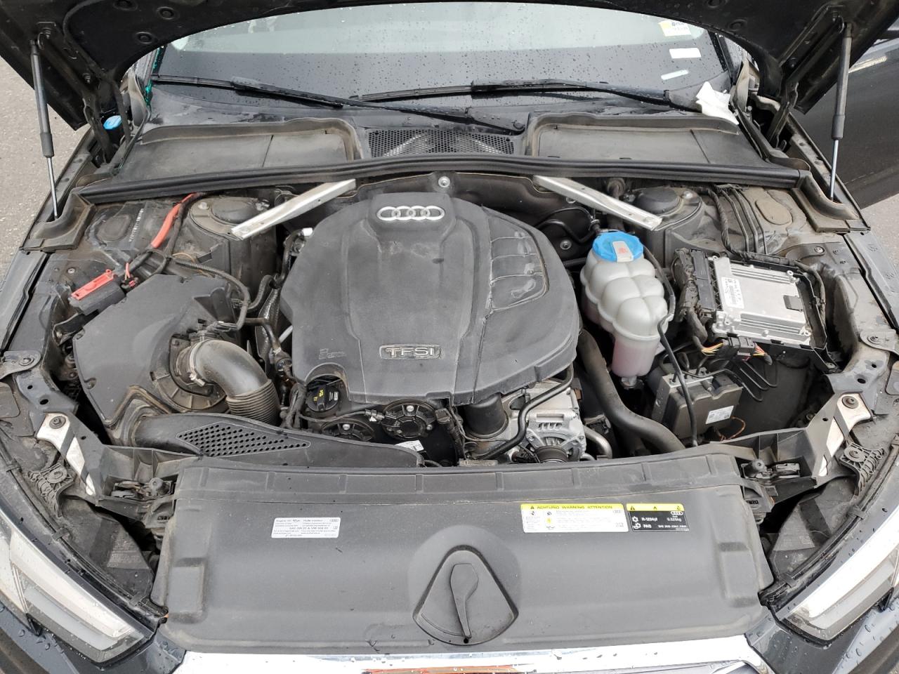 2019 Audi A4 VIN WAUGMAF44KN004865 Copart auction photo, side / rear end damage thumbnail 11