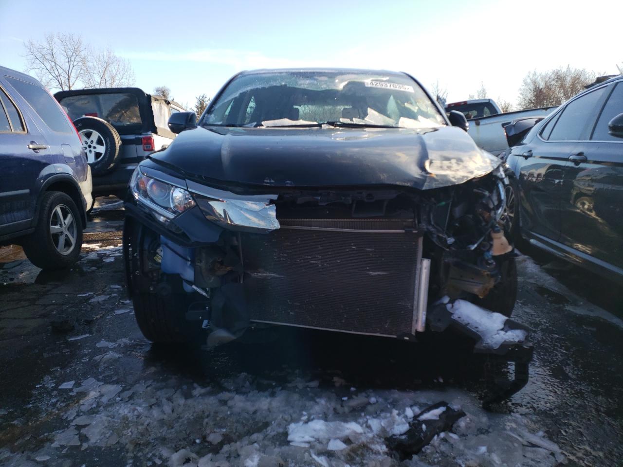 2021 Honda HR-V VIN 3CZRU6H32MM741308 Copart auction photo, all over damage thumbnail 5