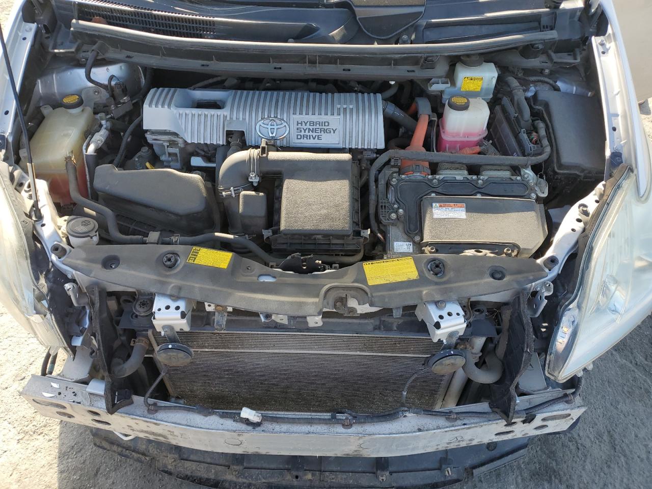 2014 Toyota Prius VIN JTDKN3DU8E0361301 Copart auction photo, front end damage thumbnail 13