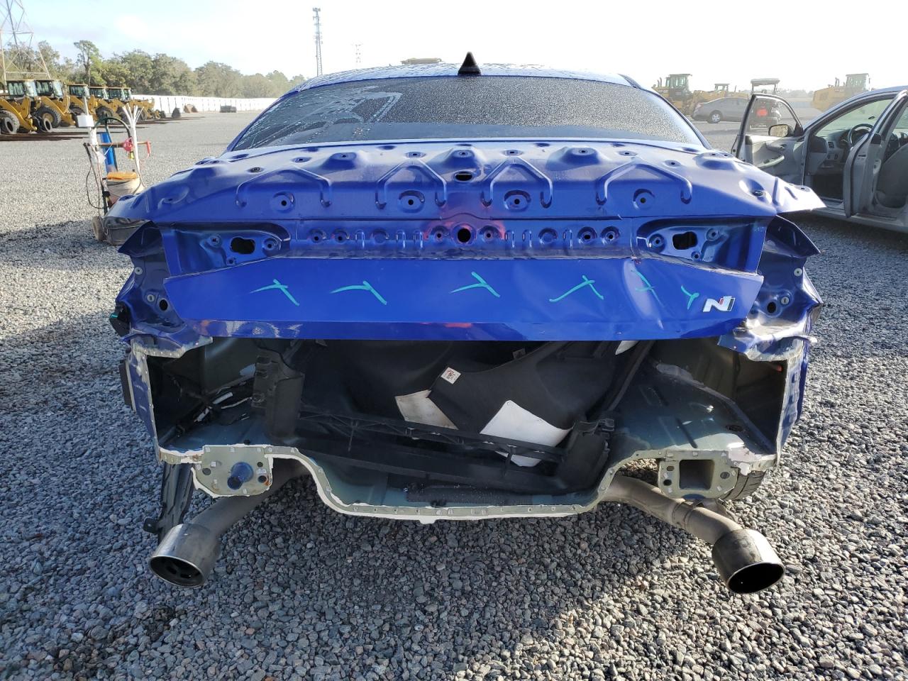 2022 Hyundai Elantra VIN KMHLW4AK1NU001690 Copart auction photo, rear end damage thumbnail 6