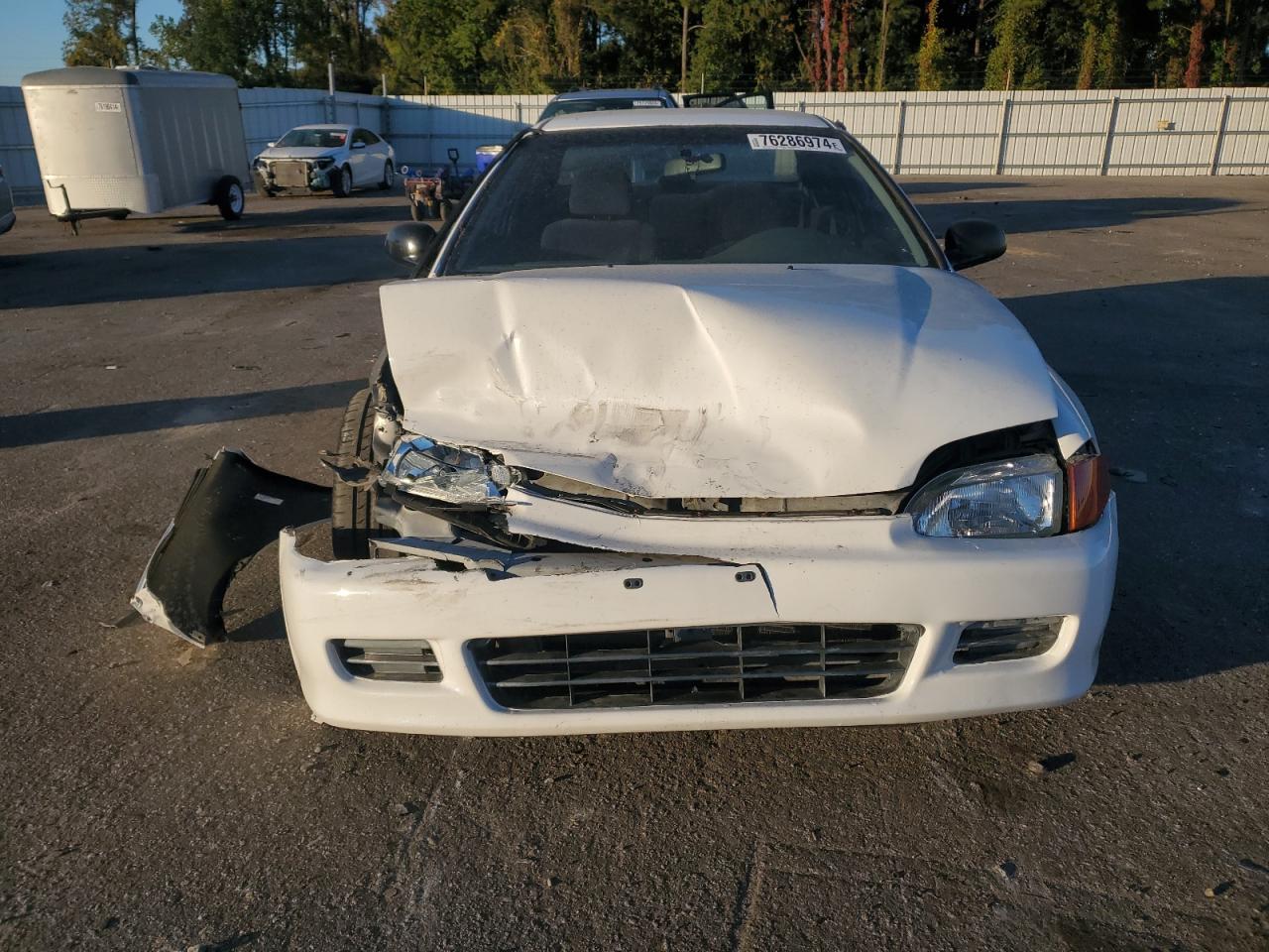 1995 Honda Civic VIN 1HGEJ2123SL055110 Copart auction photo, front end / rear end damage thumbnail 5