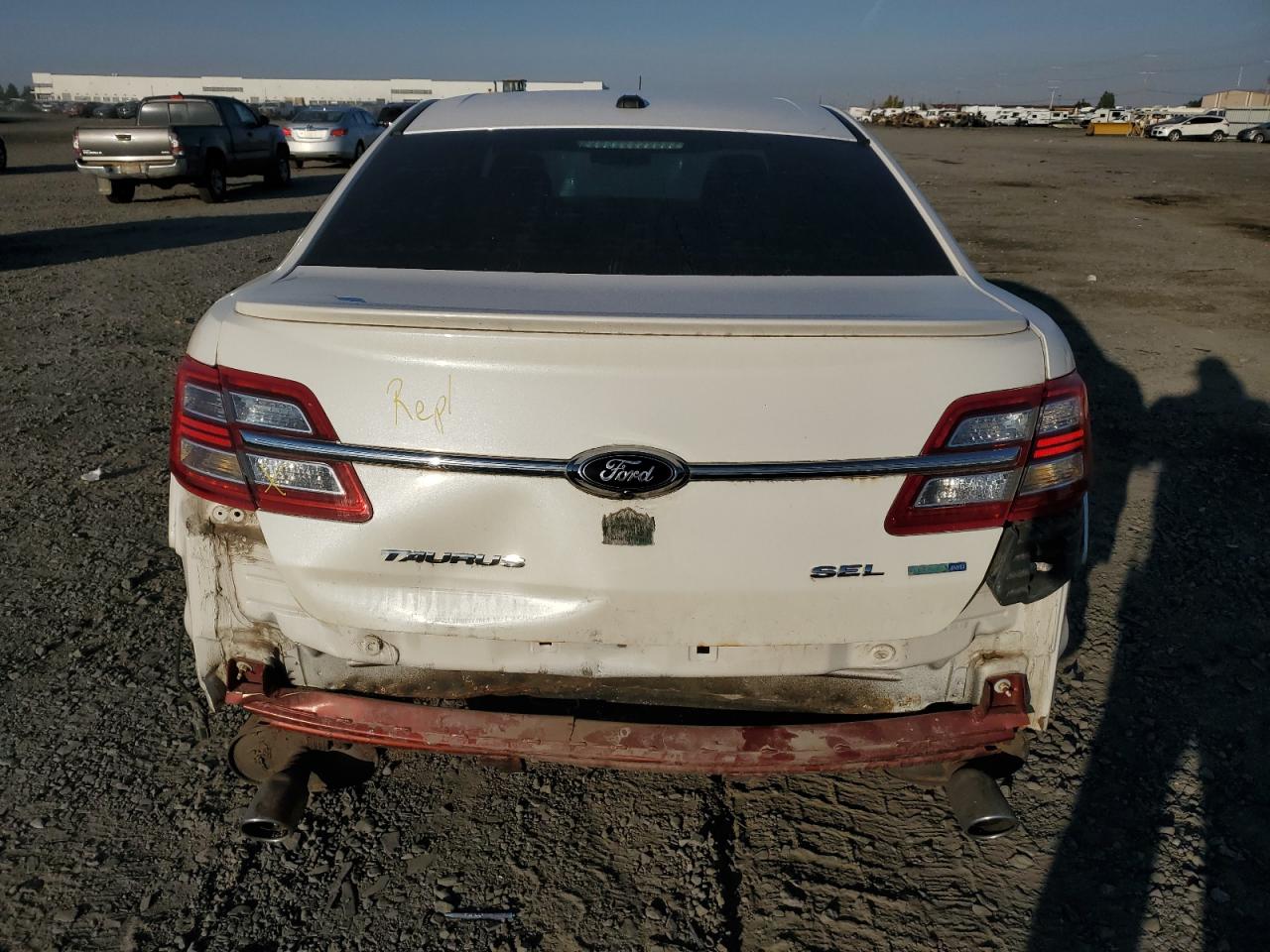2013 Ford Taurus VIN 1FAHP2H88DG119826 Copart auction photo, rear end damage thumbnail 6