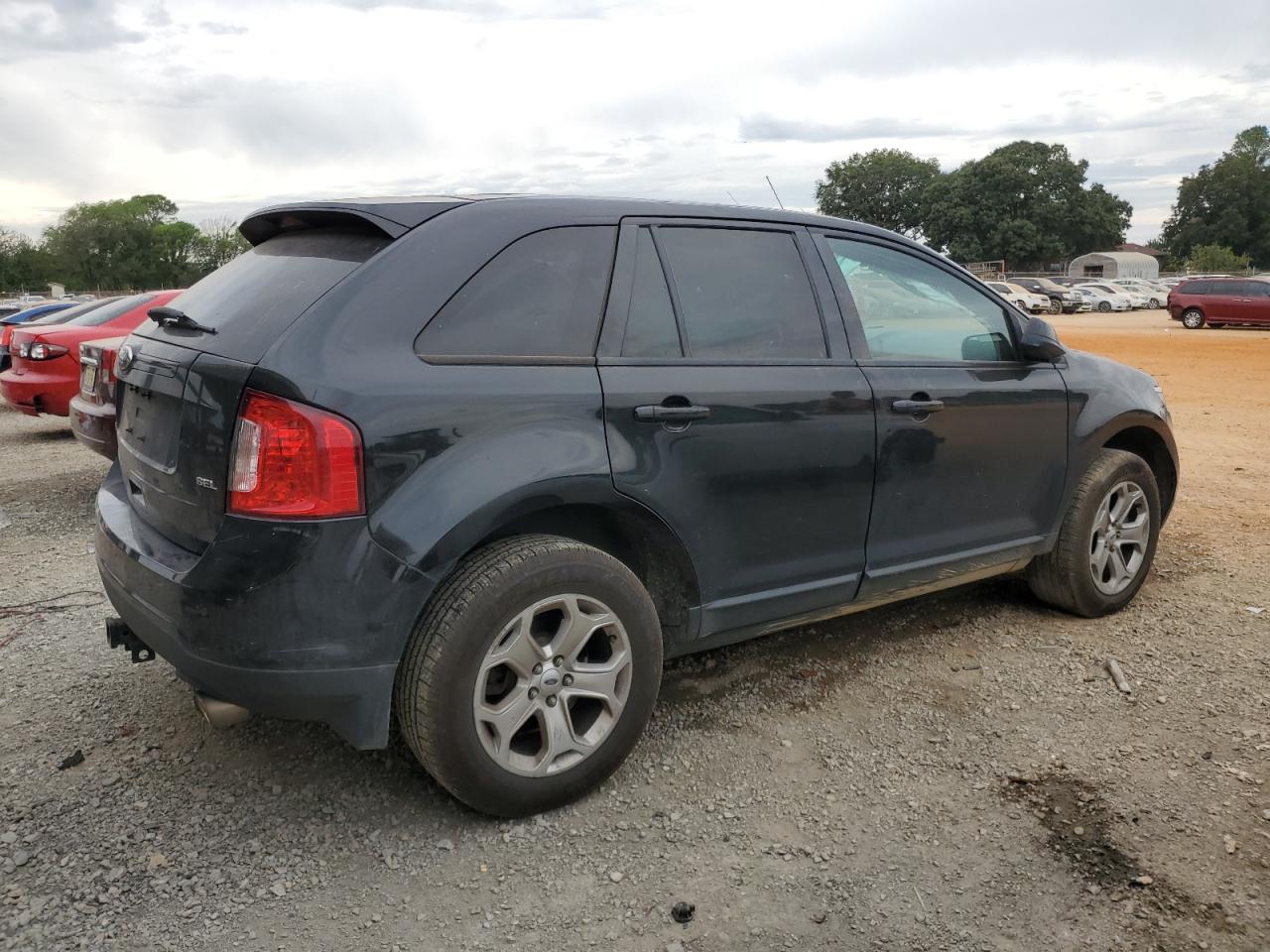 2014 Ford Edge VIN 2FMDK3JC6EBA96059 Copart auction photo, side damage thumbnail 3