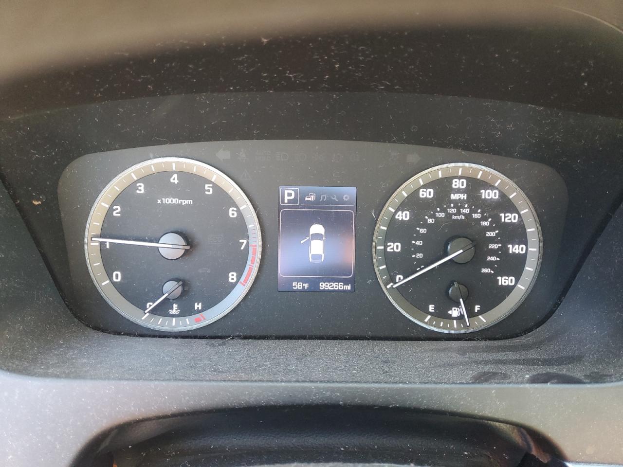 2015 Hyundai Sonata VIN 5NPE24AF7FH176615 Copart auction photo, rear end / front end damage thumbnail 9