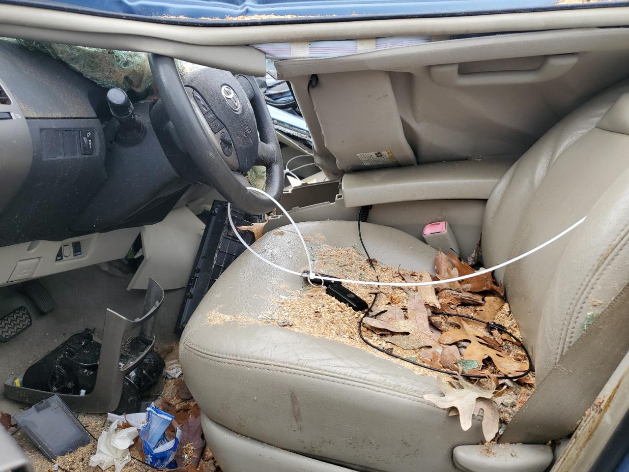 2007 Toyota Prius VIN JTDKB20U077641944 Copart auction photo, top/roof / minor dent/scratches damage thumbnail 7