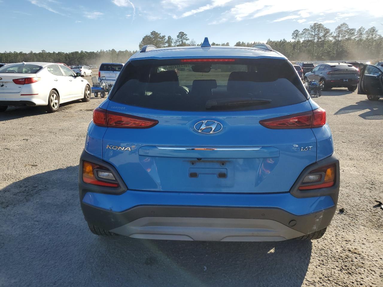 2019 Hyundai Kona VIN KM8K53A56KU274039 Copart auction photo, front end damage thumbnail 6