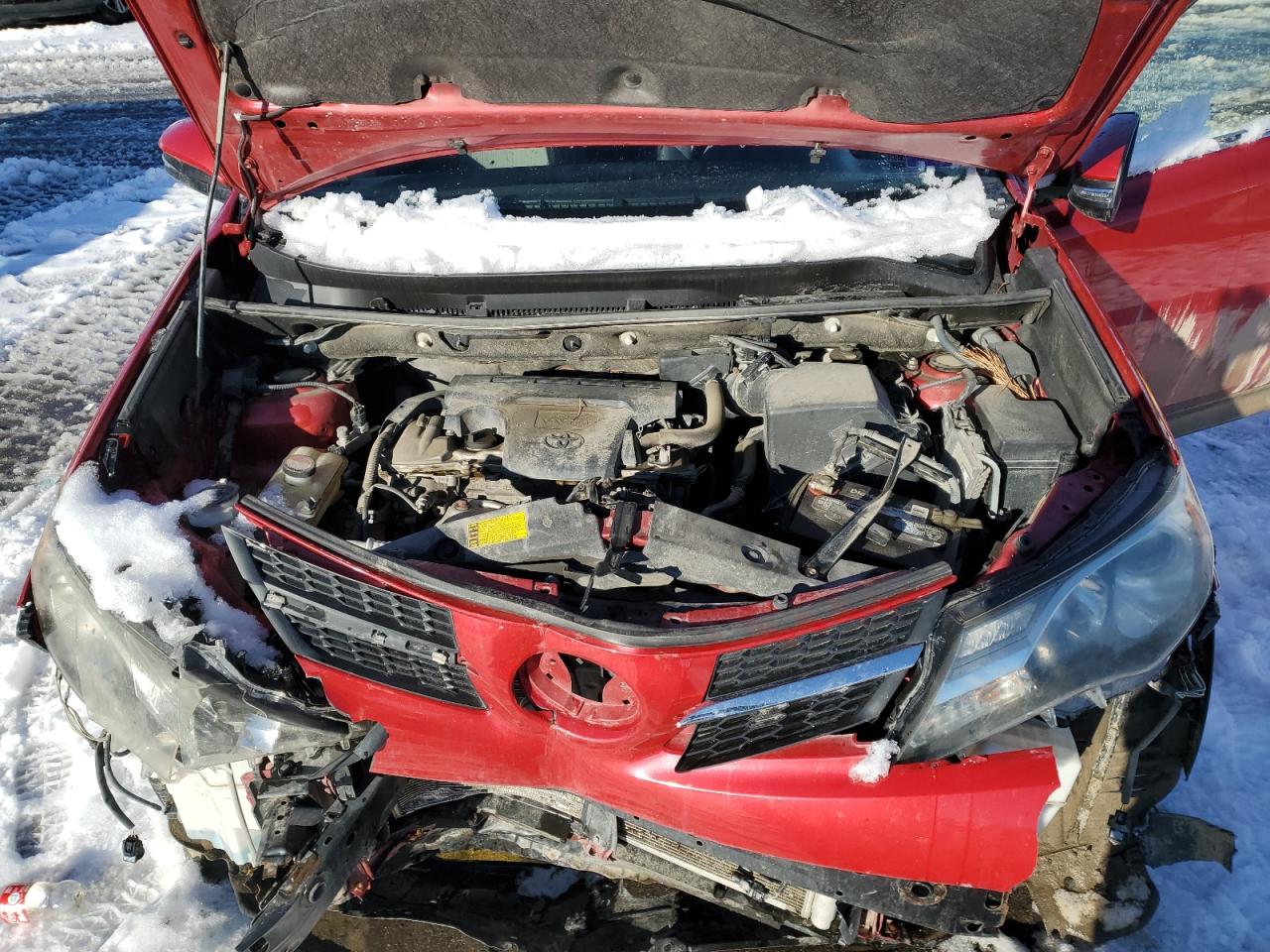 2015 Toyota RAV 4 VIN JTMRFREV6FJ013286 Copart auction photo, front end damage thumbnail 14