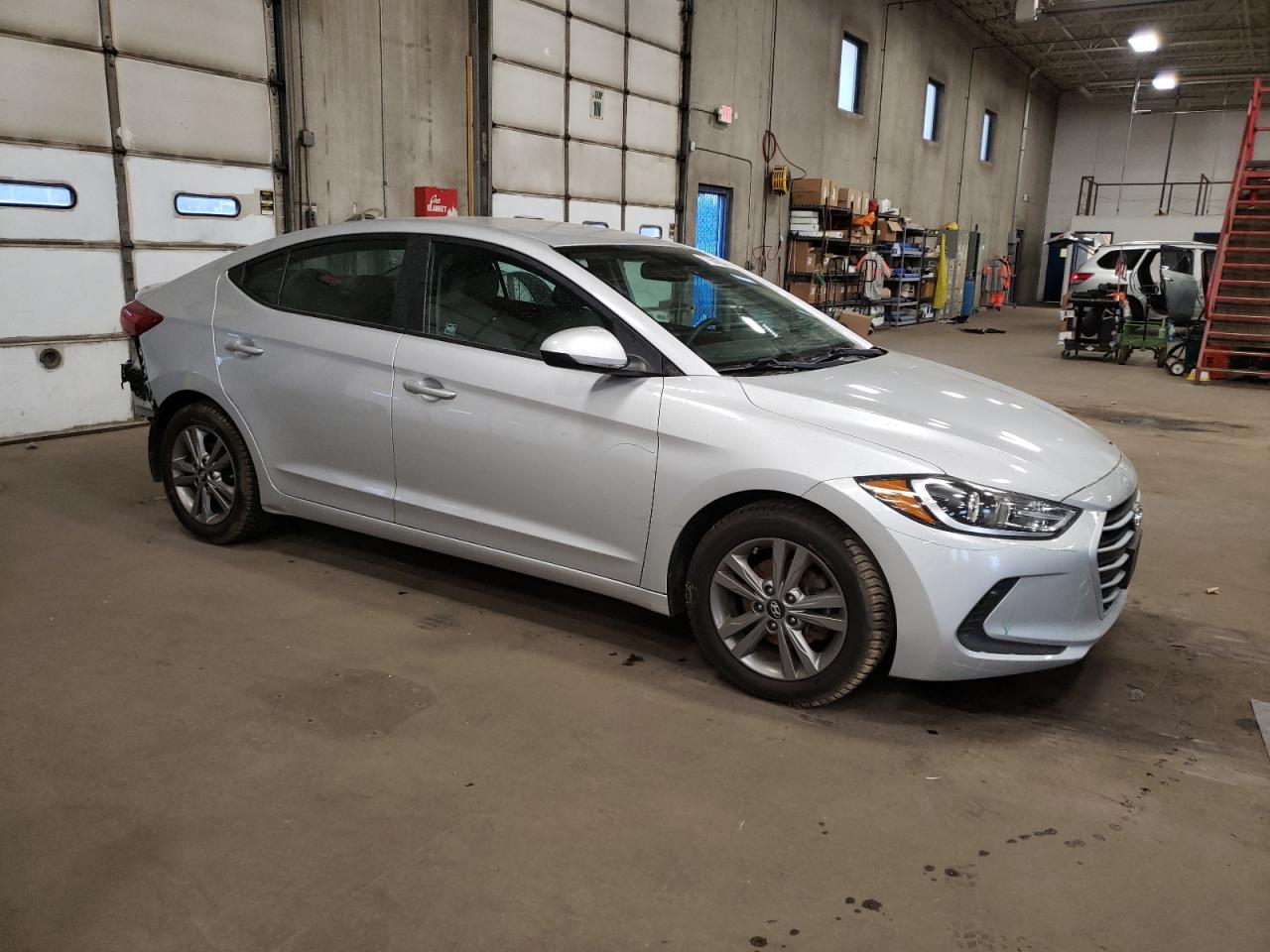 2018 Hyundai Elantra VIN KMHD84LF1JU524085 Copart auction photo, rear end / front end damage thumbnail 4
