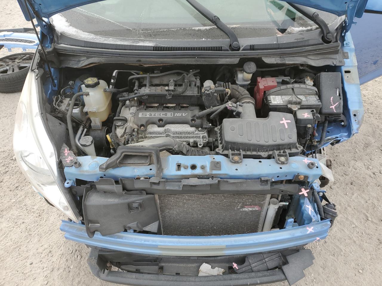 2013 Chevrolet Spark VIN KL8CD6S99DC507878 Copart auction photo, all over damage thumbnail 11