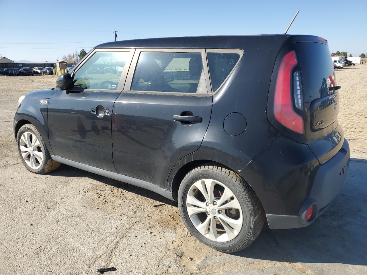 2015 KIA Soul VIN KNDJP3A53F7180196 Copart auction photo, burn / front end damage thumbnail 3