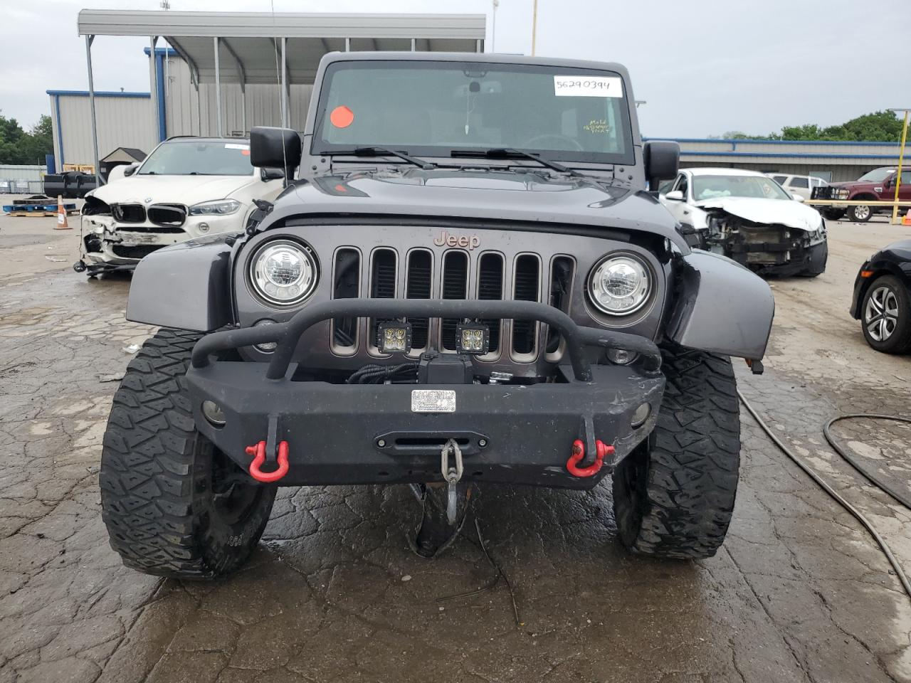 2017 Jeep Wrangler VIN 1C4BJWEG0HL523611 Copart auction photo, front end damage thumbnail 5