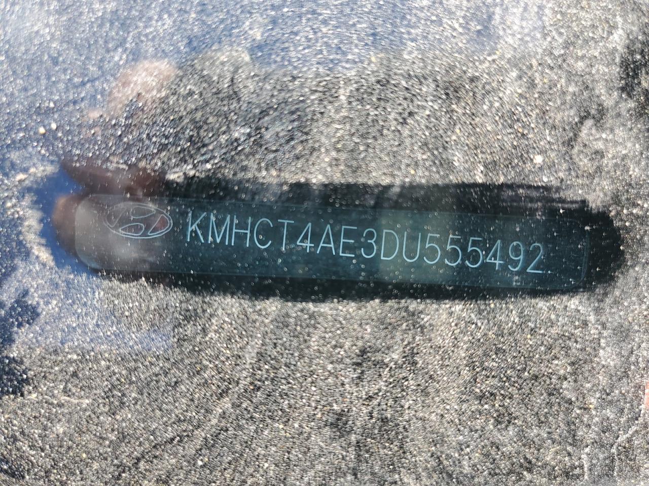 2013 Hyundai Accent VIN KMHCT4AE3DU555492 Copart auction photo, front end / side damage thumbnail 12