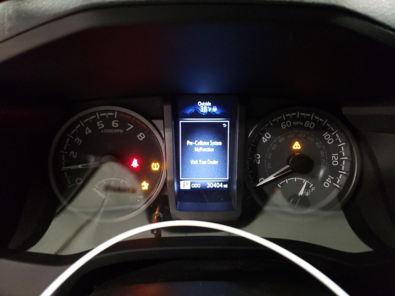 2020 Toyota Tacoma VIN 5TFCZ5AN1LX239725 Copart auction photo, all over damage thumbnail 9