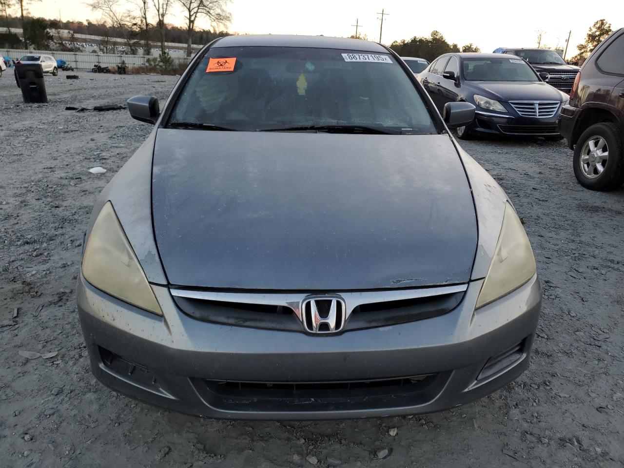 2007 Honda Accord VIN 1HGCM56457A042498 Copart auction photo, side damage thumbnail 5
