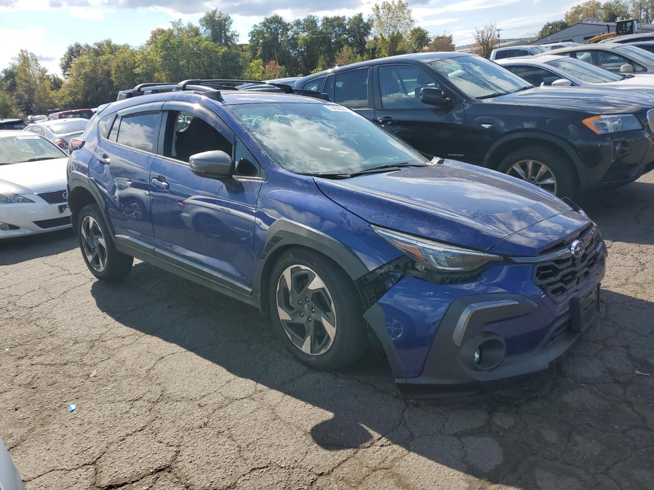 2024 Subaru XV VIN 4S4GUHM66R3713170 Copart auction photo, side / front end damage thumbnail 4