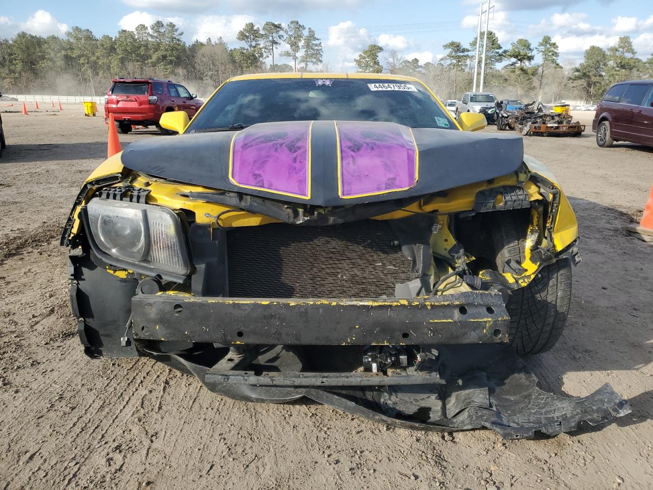 2013 Chevrolet Camaro VIN 2G1FS1EW3D9178965 Copart auction photo, front end damage thumbnail 5