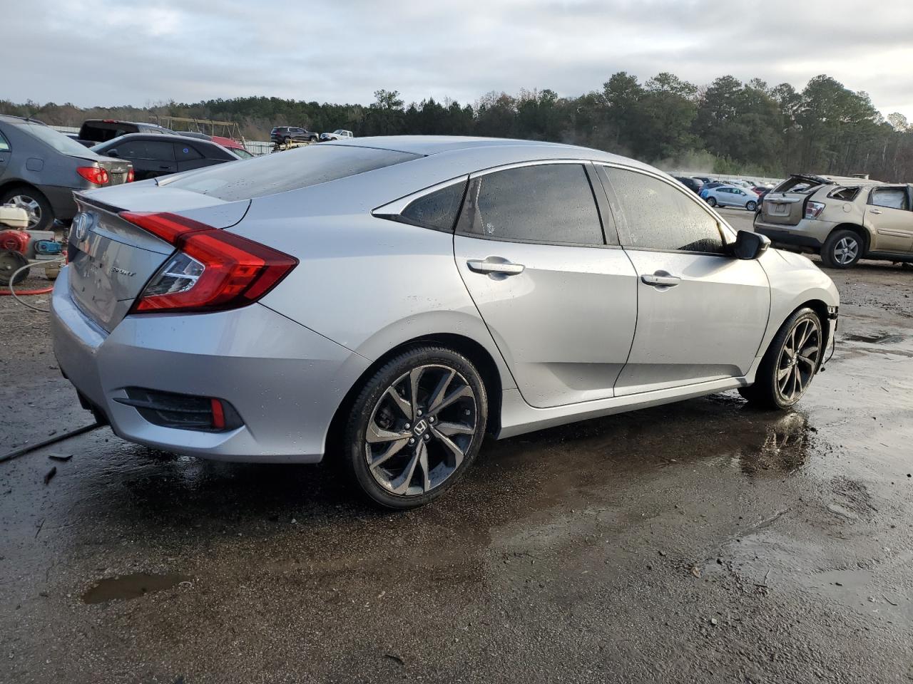 2019 Honda Civic VIN 2HGFC2F82KH500641 Copart auction photo, front end damage thumbnail 3