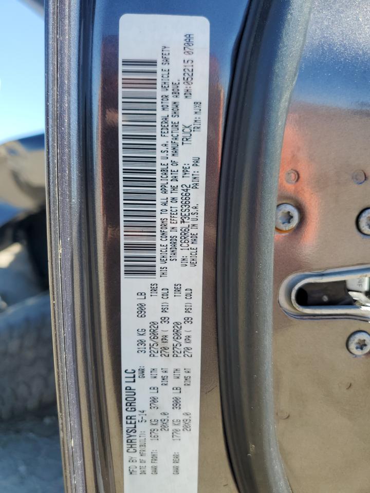 2014 RAM 1500 VIN 1C6RR6LT3ES366642 Copart auction photo, undercarriage / front end damage thumbnail 14