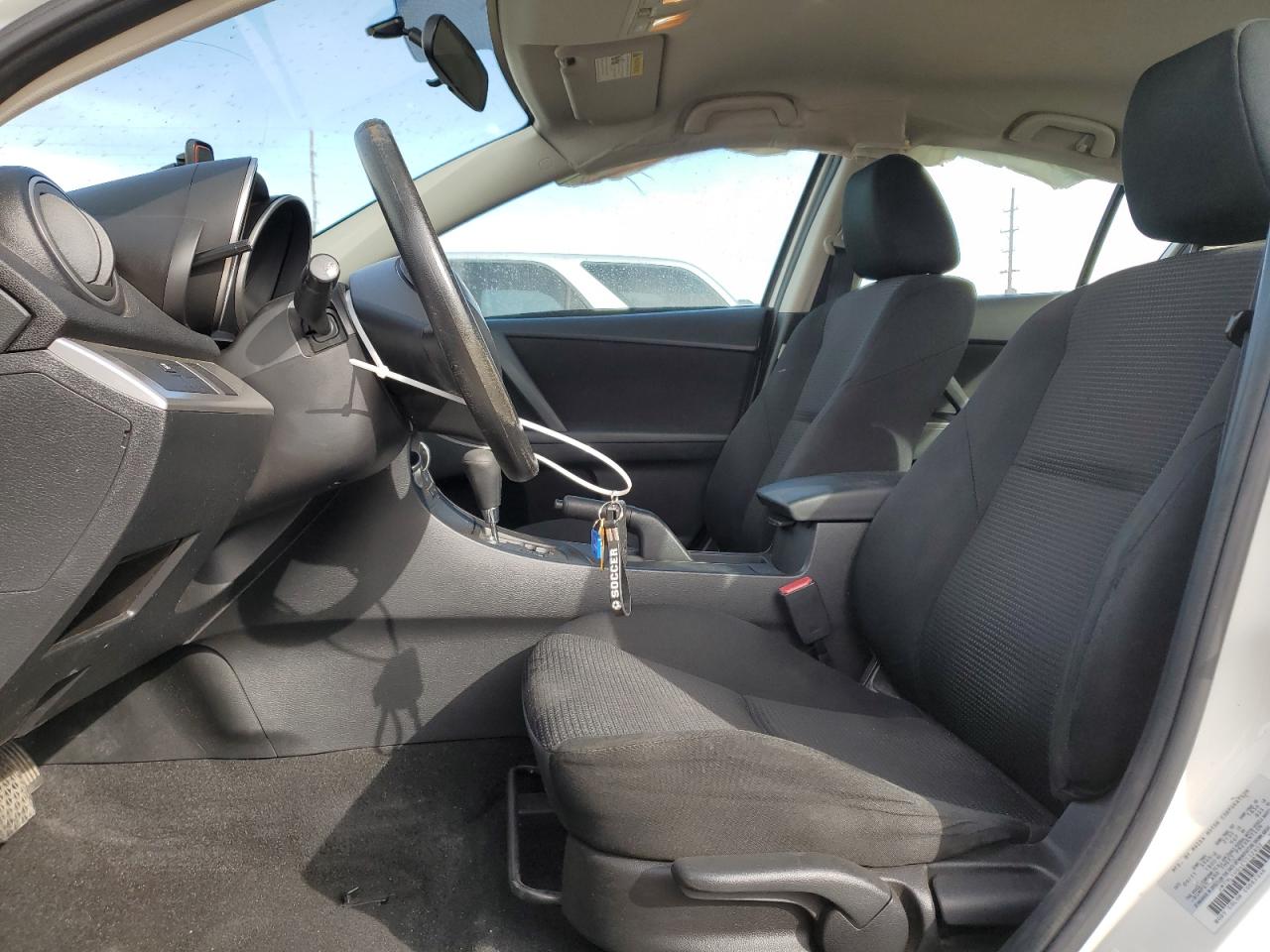 2012 Mazda 3 VIN JM1BL1UG4C1532802 Copart auction photo, side / front end damage thumbnail 7