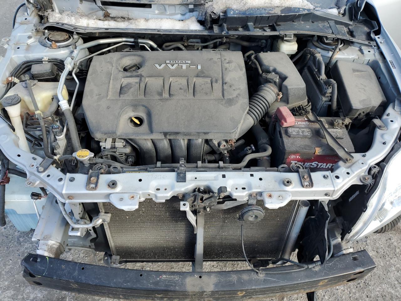 2010 Toyota Corolla VIN 2T1BU4EE4AC353275 Copart auction photo, front end / side damage thumbnail 11