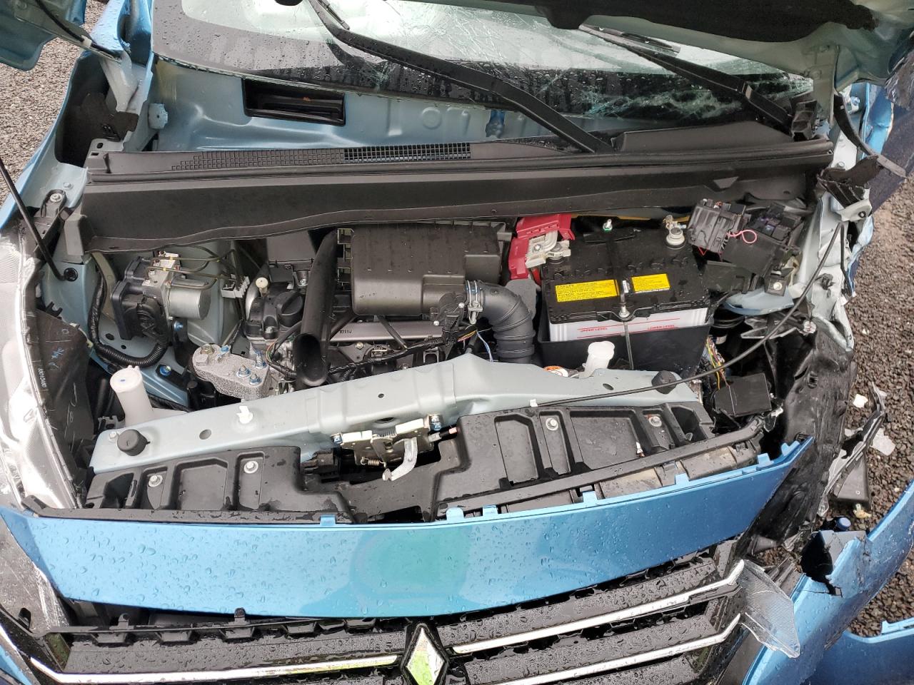 2024 Mitsubishi Mirage VIN ML32FUFJ5RHF02375 Copart auction photo, front end / side damage thumbnail 12