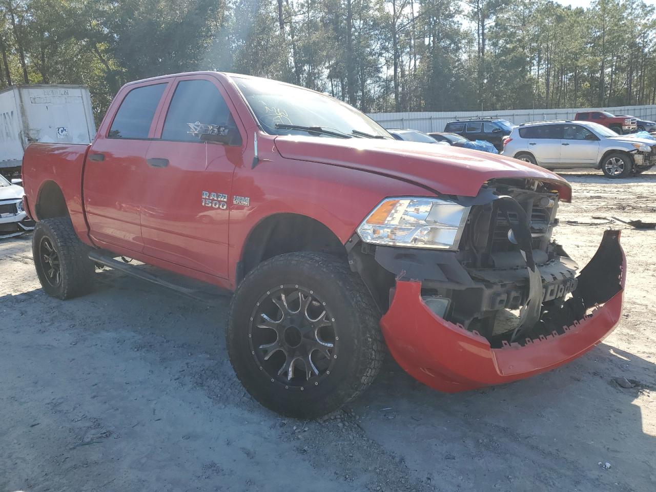 2016 RAM 1500 VIN 3C6RR7KT2GG127634 Copart auction photo, front end damage thumbnail 4