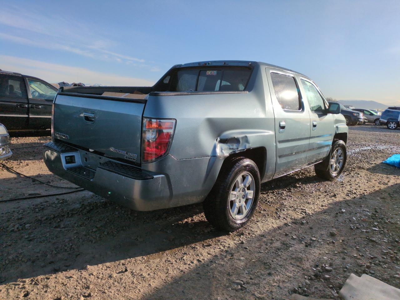2006 Honda Ridgeline VIN 2HJYK16596H554028 Copart auction photo, front end / rear end damage thumbnail 3
