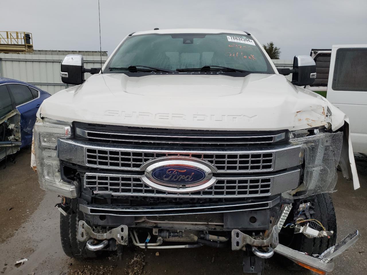 2017 Ford F350 VIN 1FT8W3BT7HEE17057 Copart auction photo, front end damage thumbnail 5