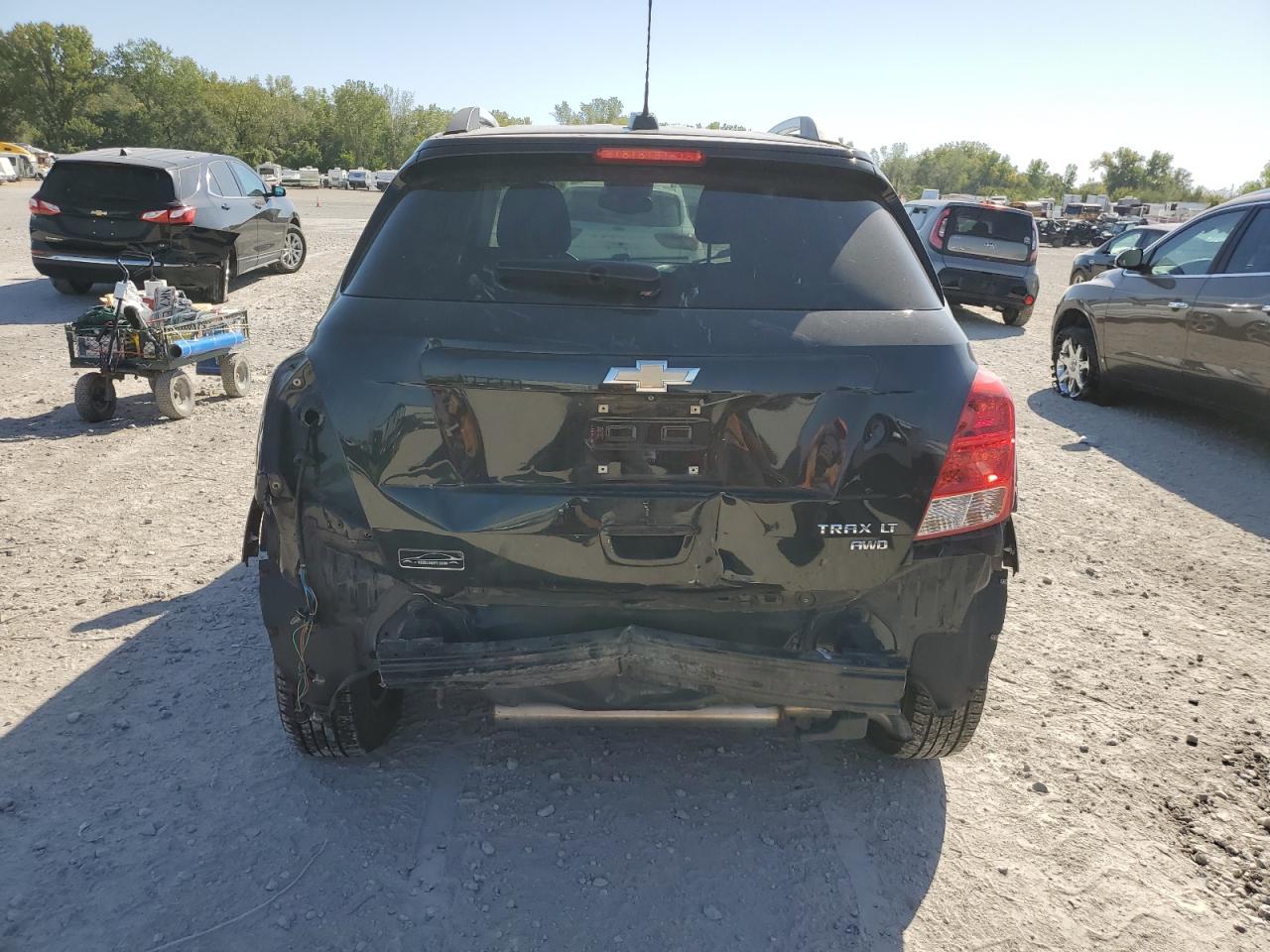 2015 Chevrolet Trax VIN 3GNCJRSB2FL253238 Copart auction photo, rear end / minor dent/scratches damage thumbnail 6