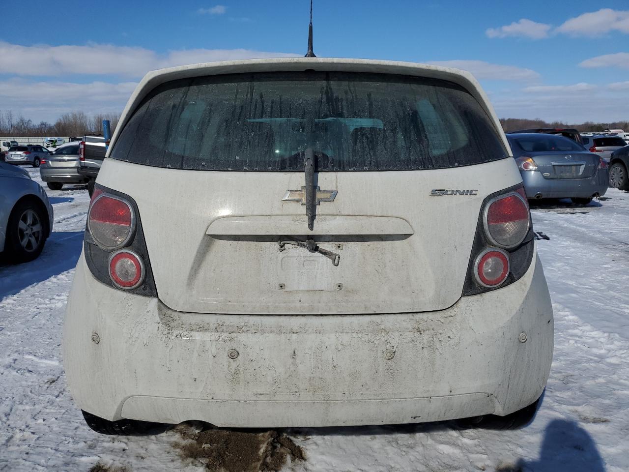 2014 Chevrolet Sonic VIN 1G1JA6SH0E4206967 Copart auction photo, front end damage thumbnail 6