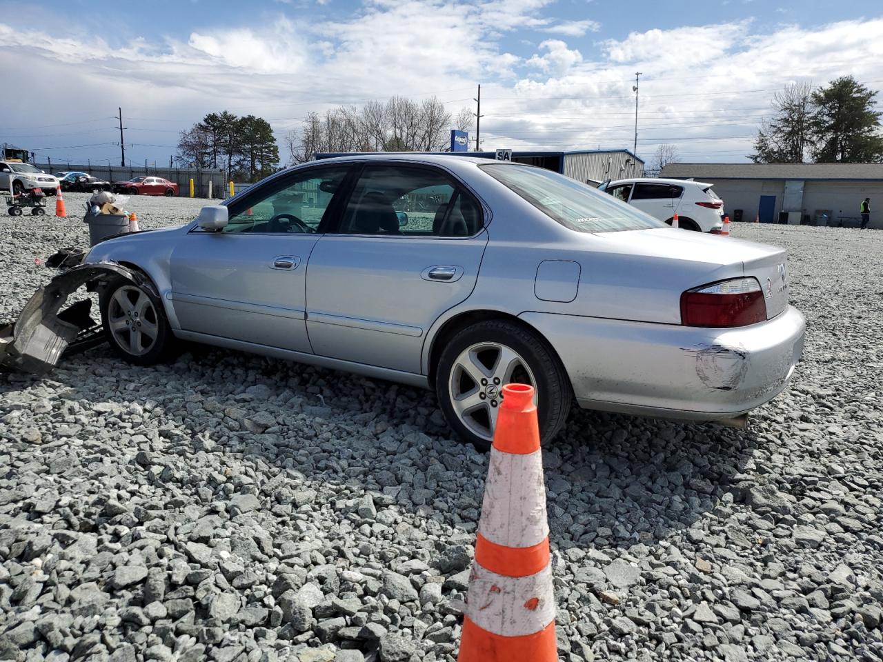 2003 Acura TL VIN 19UUA56823A085366 Copart auction photo, front end damage thumbnail 2
