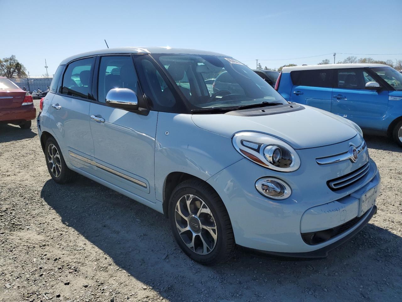 2014 Fiat 500 VIN ZFBCFACH4EZ006747 Copart auction photo, rear end damage thumbnail 4