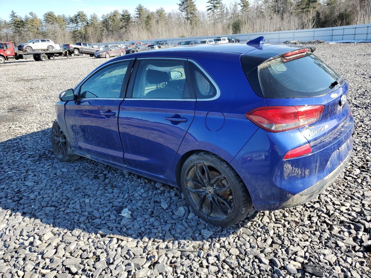 2019 Hyundai Elantra VIN KMHH35LE0KU088781 Copart auction photo, front end damage thumbnail 2